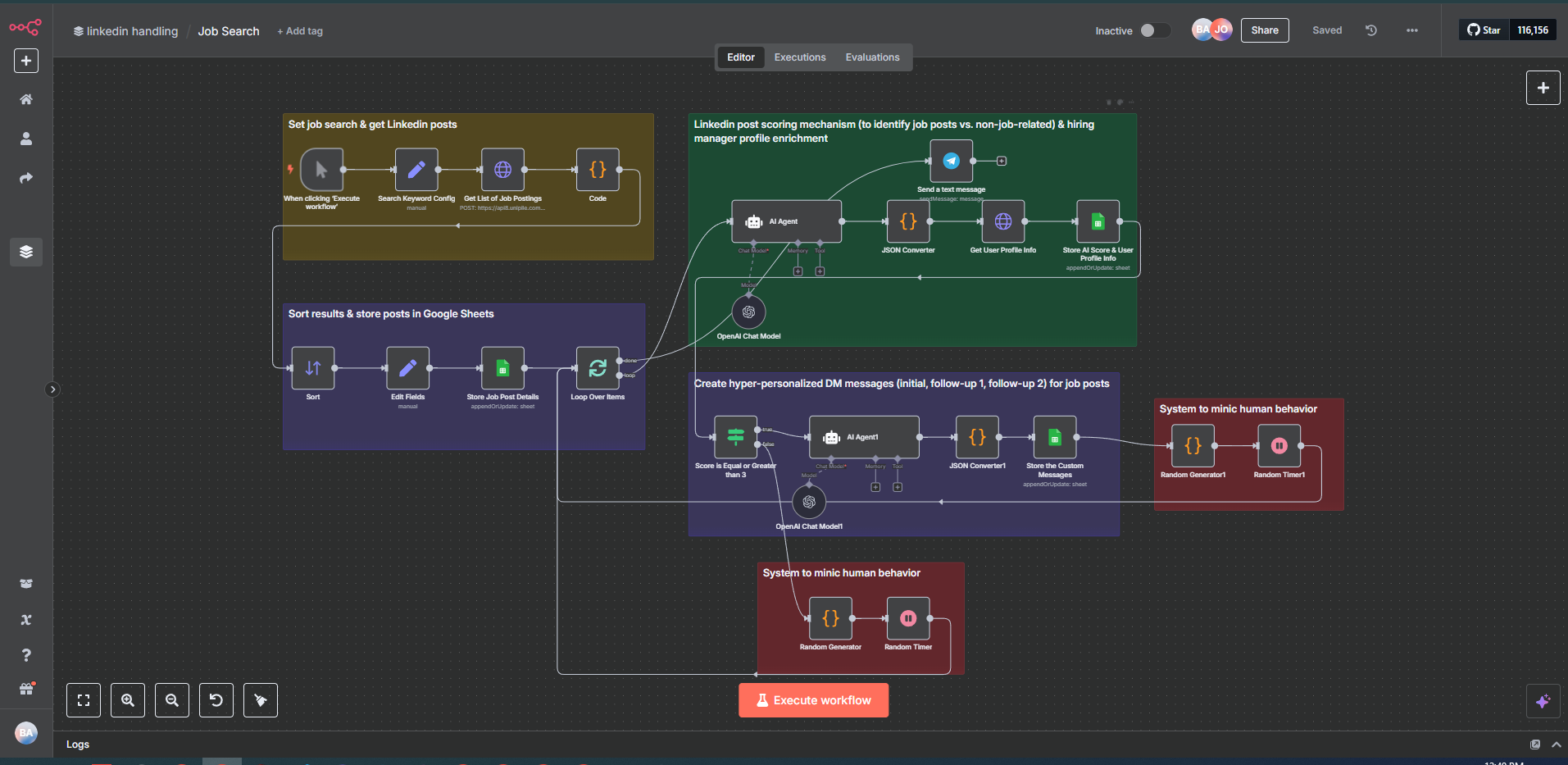 Job Application Scoring Flow